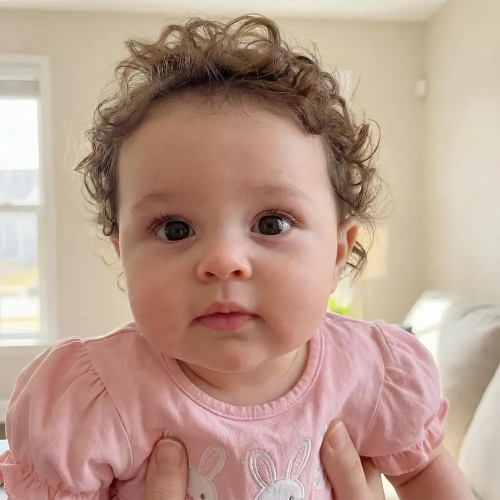Full Silicone Baby Dolls with Opened Blue Eyes, 12"/16"/20" Reborn Girl, photograph 4