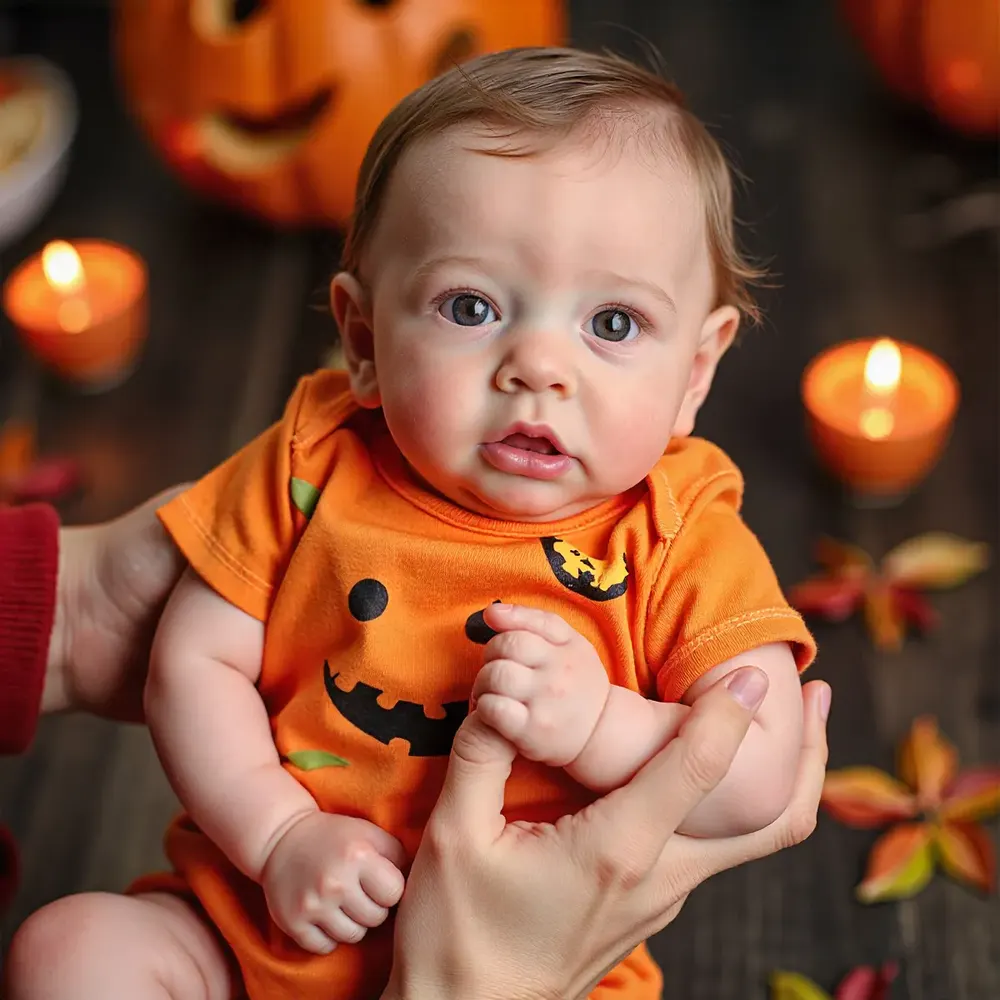Reborn Baby Dolls Special for Halloween with Heartbeat and Breath in Natural Rhythm, photograph 6