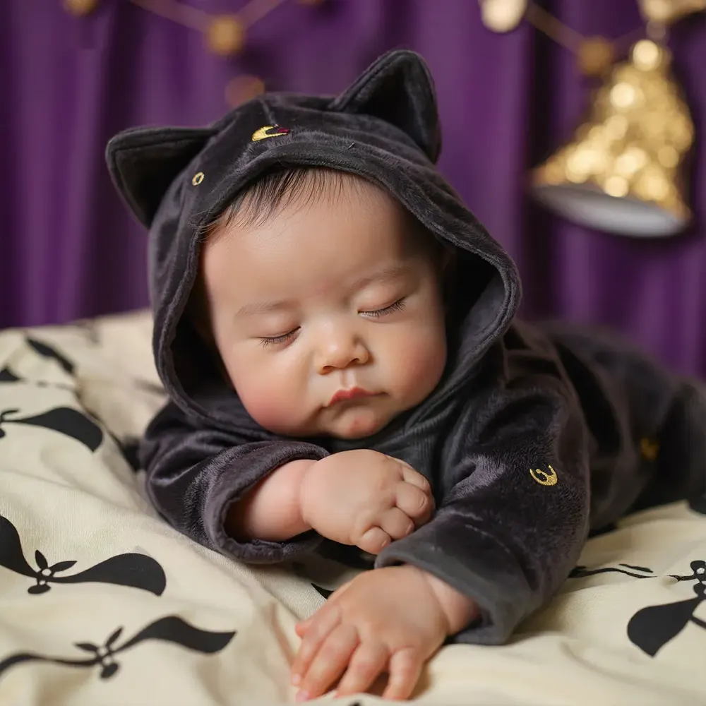 Heartbeat & Breath Reborn Baby Boy Doll Cuddly Touch and Tiny Thumps, photograph 2
