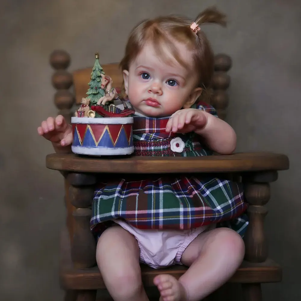 Heartbeat Coos and Breath 20" Reborn Toddler Realistic Baby Doll Girl Alira, photograph 2