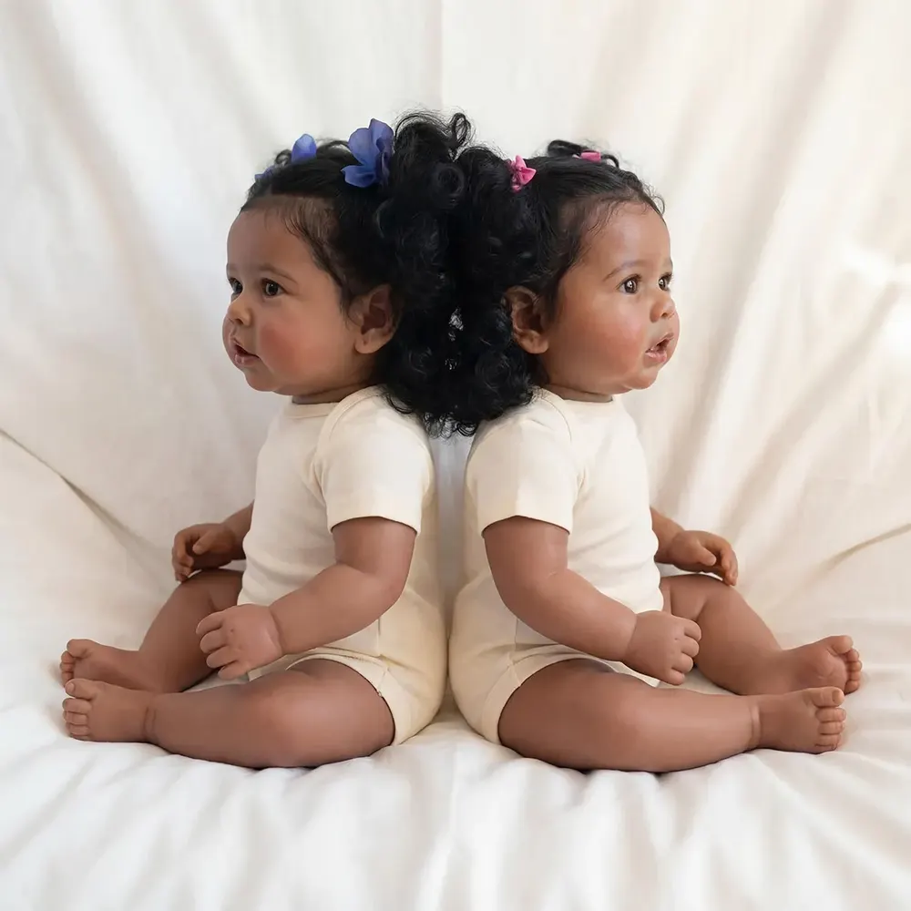 Heartbeat Coos & Breath 20" Reborn Baby Doll with African American Skin Tone, photograph 5