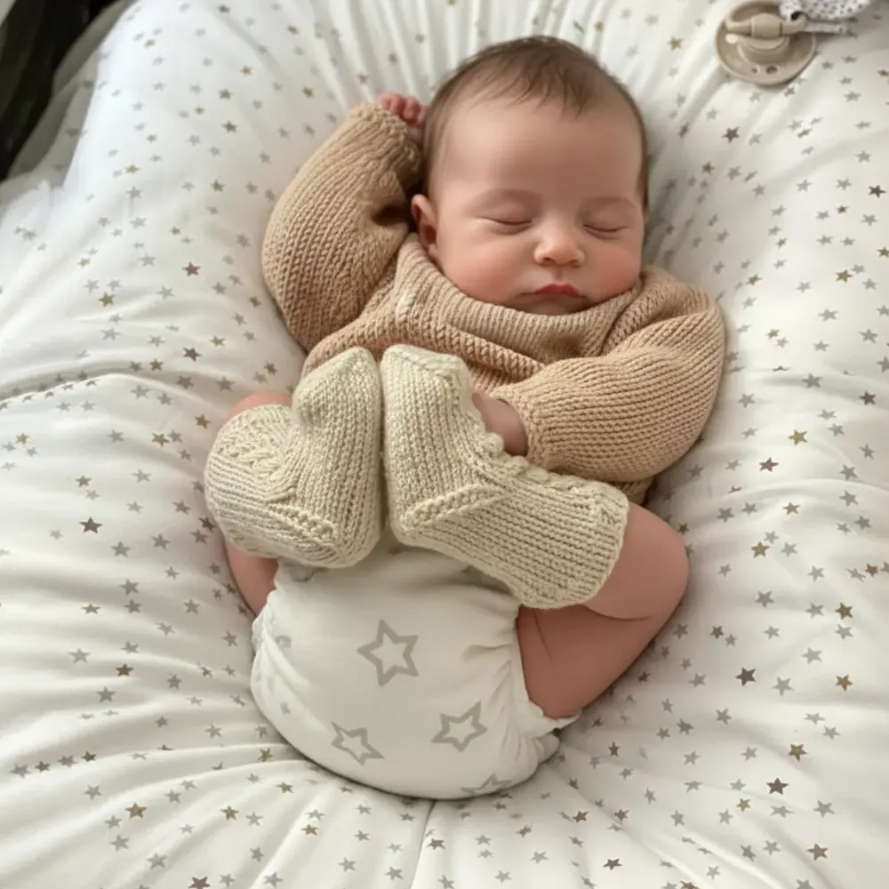 Heartbeat & Sound 20" Adorable Lifelike Reborn Lover Newborn Weighted Baby Doll Boy, photograph 2