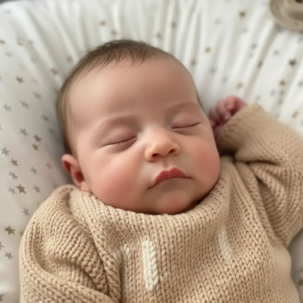 Heartbeat & Sound 20" Adorable Lifelike Reborn Lover Newborn Weighted Baby Doll Boy, photograph 3