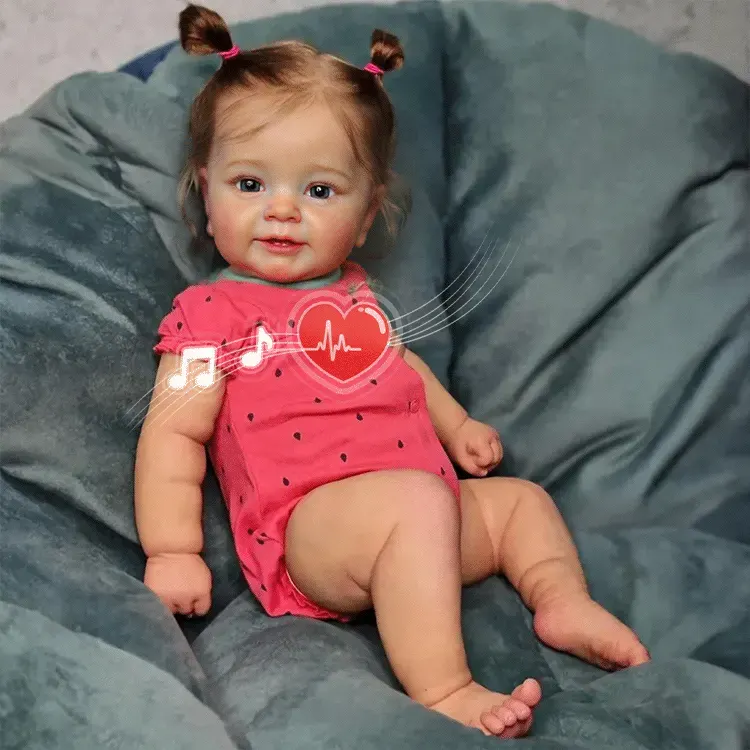 20" Awake Reborn Baby Doll Realistic Reborn Baby Toddlers Girl Cigera, photograph 5