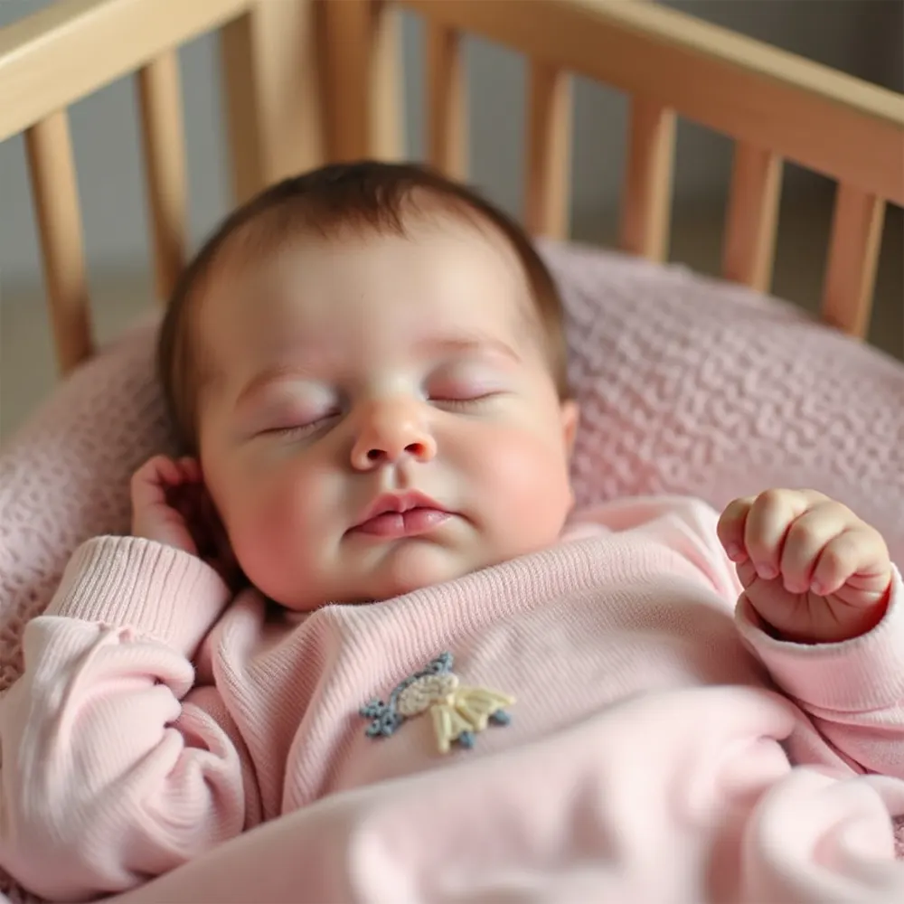 20" Truly Look Real Sleeping Baby Doll Girl Marce with Bottle and Pacifier, photograph 3