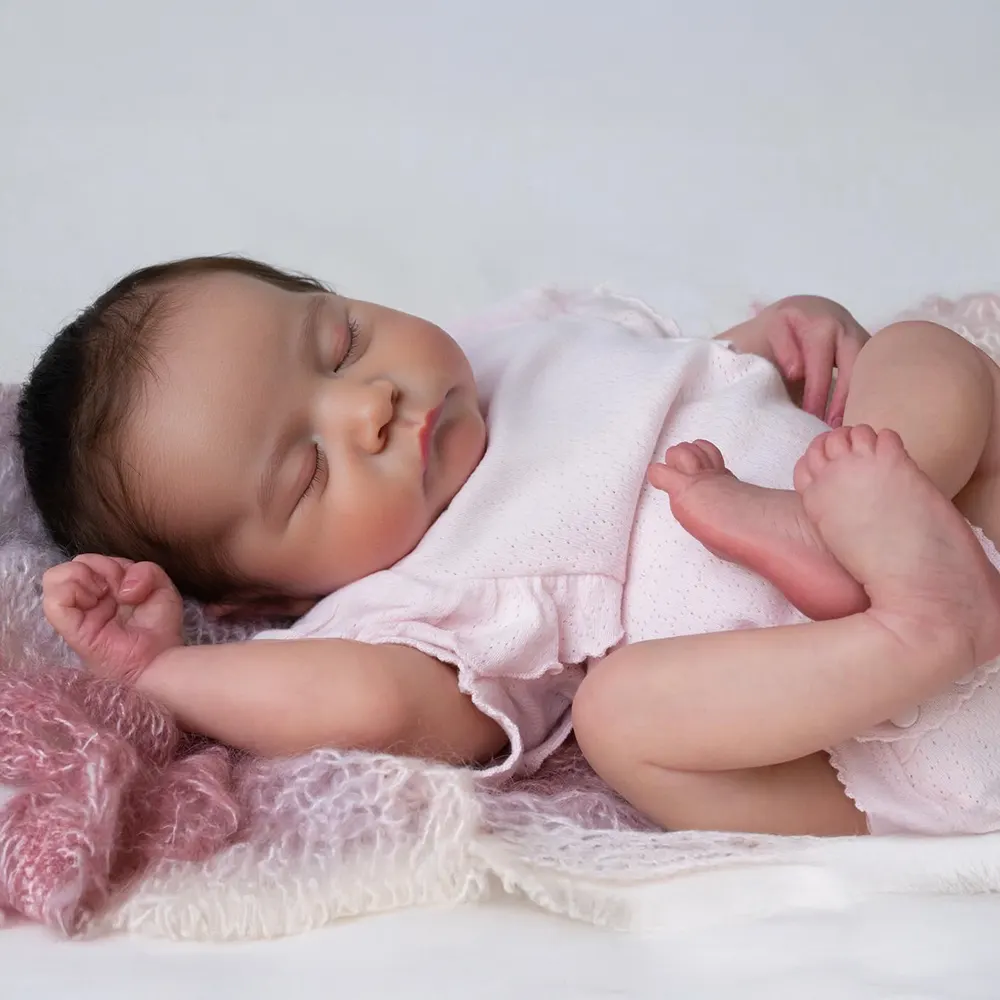 Lifelike Reborn Baby Dolls with Heartbeat Coos and Breath like a Real Baby, photograph 5