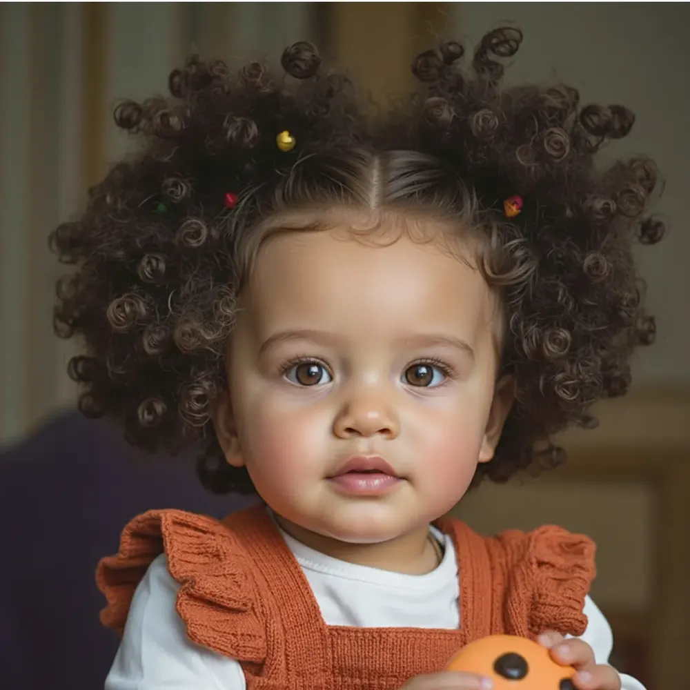 ! 20" Lifelike African American Handmade Brown Hair Awake Reborn Cloth Body Girl, photograph 2