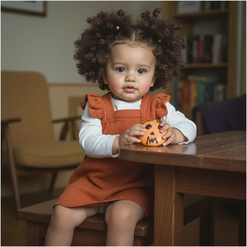 ! 20" Lifelike African American Handmade Brown Hair Awake Reborn Cloth Body Girl, photograph 5