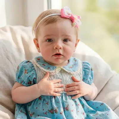12" & 16" Full Body Silicone Bendable Reborn Baby Boy or Girl Dolls Named Aurelia
