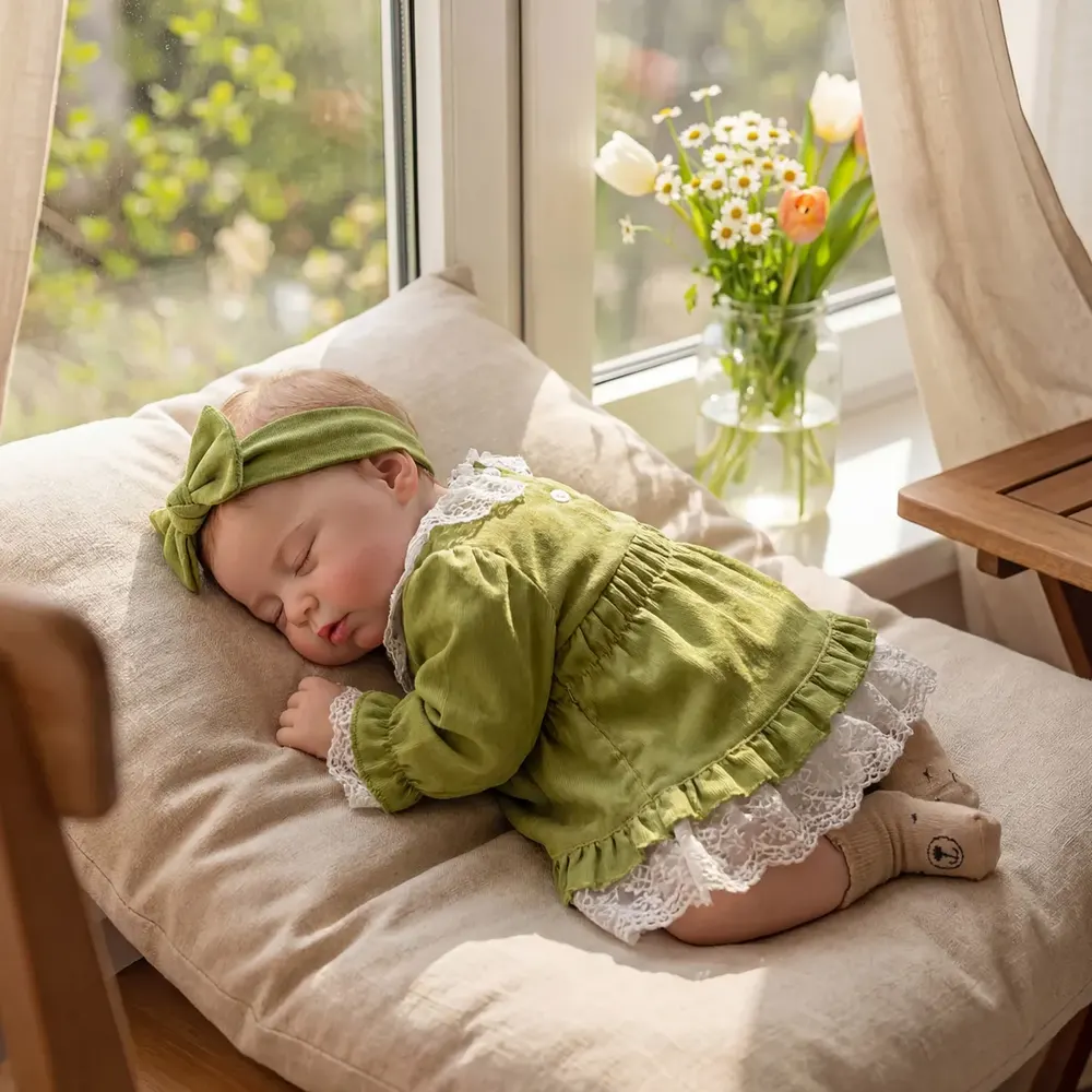 12" & 16" Full Body Silicone Bendable Reborn Baby Boy or Girl Dolls Named Aurelia, photograph 6