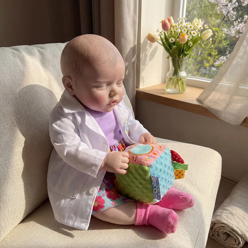 12" & 16" Realistic Soft Newborn Named Ottilie—Full Silicone Reborn Baby Doll, photograph 2