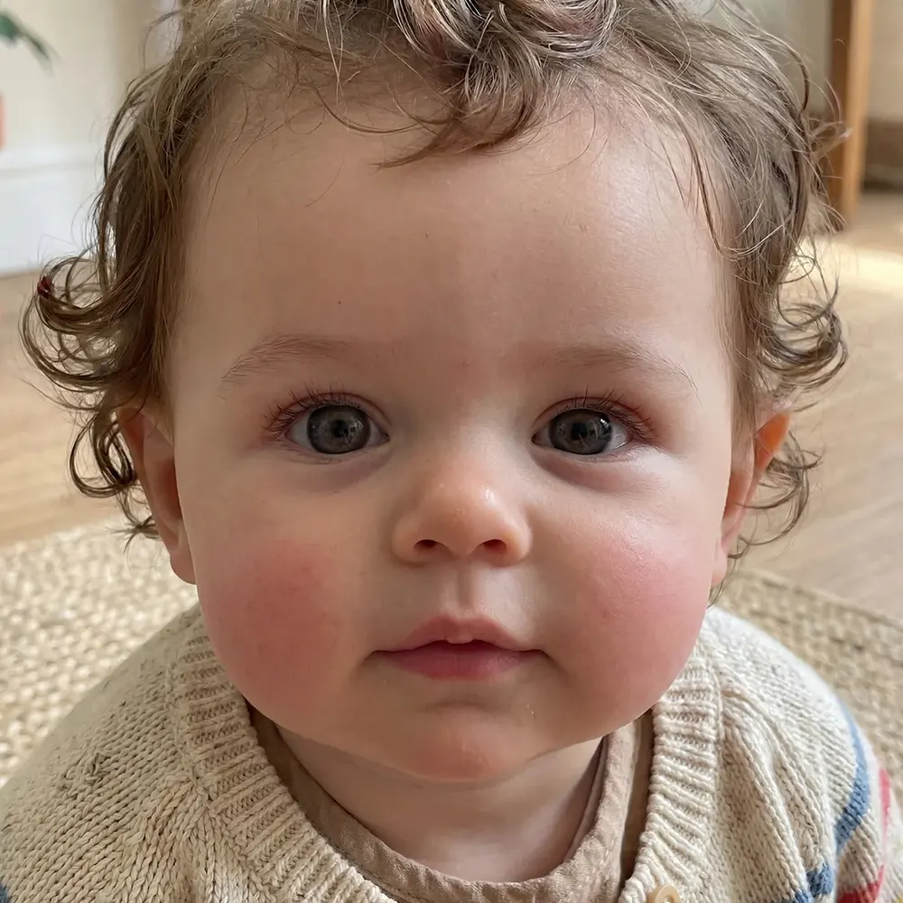 Newborn Baby Girl with Real Baby Looking, 12"/16"/20" Full Silicone Reborn Dolls, photograph 3