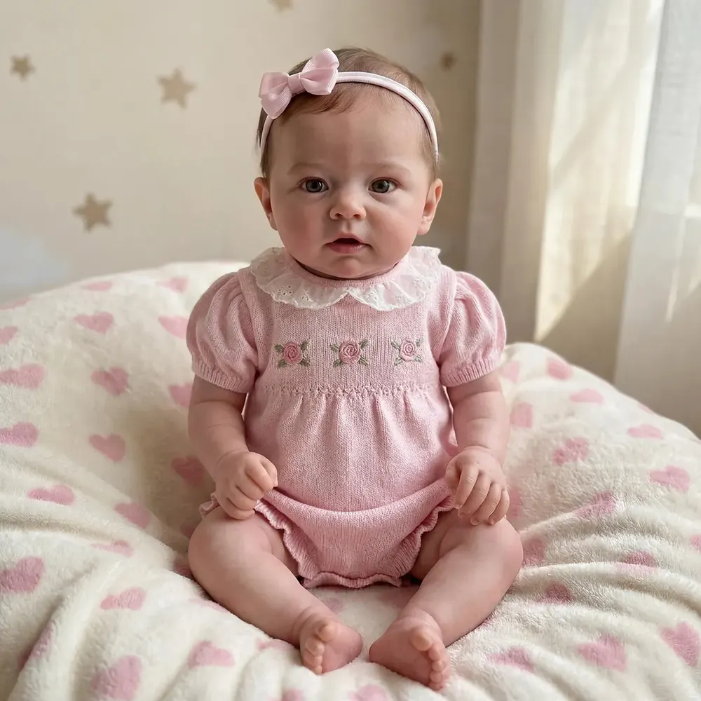 Newborn Full Body Silicone Baby Doll in 12"/16"/20", photograph 4