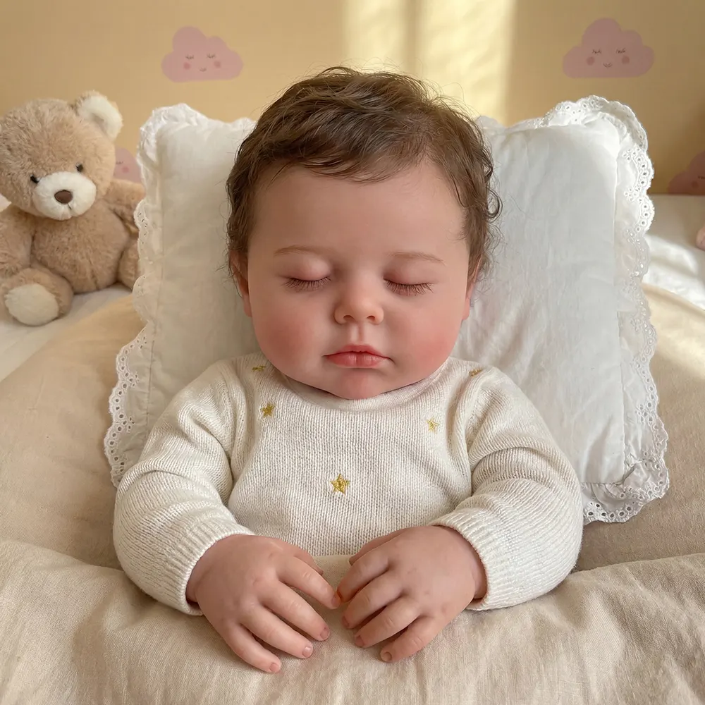 Newborn Silicone Reborn Baby with Smooth Soft Skin, 12"/16" Dolls