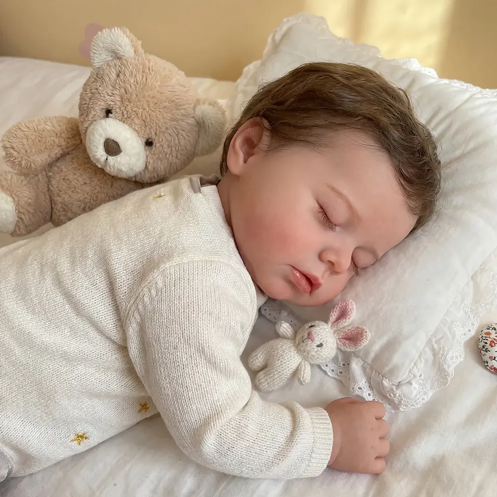 Newborn Silicone Reborn Baby with Smooth Soft Skin, 12"/16" Dolls, photograph 4