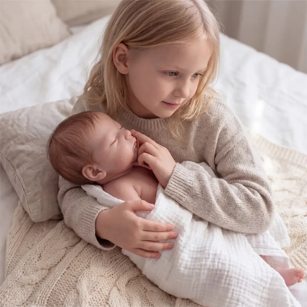 12" & 16" Reborn Dolls with Smooth Skin Lifelike Soft Touch Realistic Texture – Bex, photograph 6