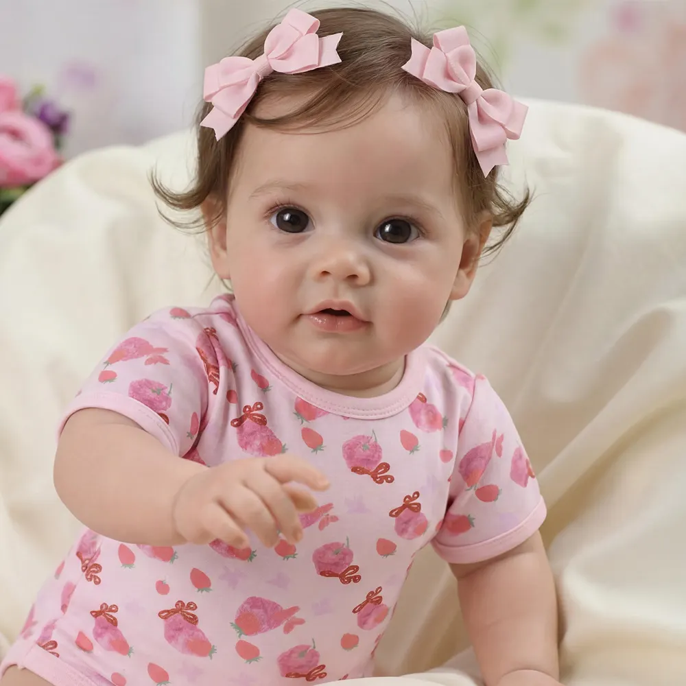 20" Supple-Textured Reborn Baby with Huggable Weighted Cloth Body, photograph 3