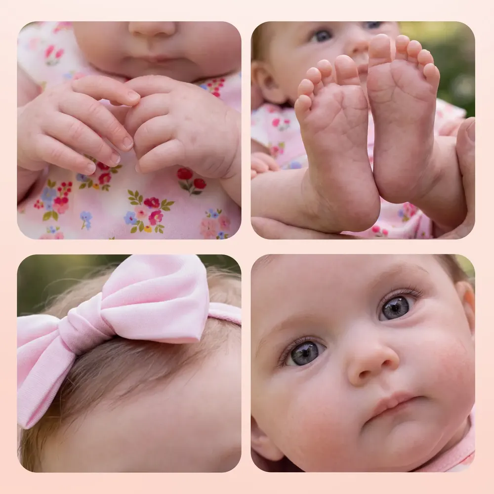 Full Body Silicone 12"/16" Reborn Baby Doll with Realistic Details - Tansy, photograph 3