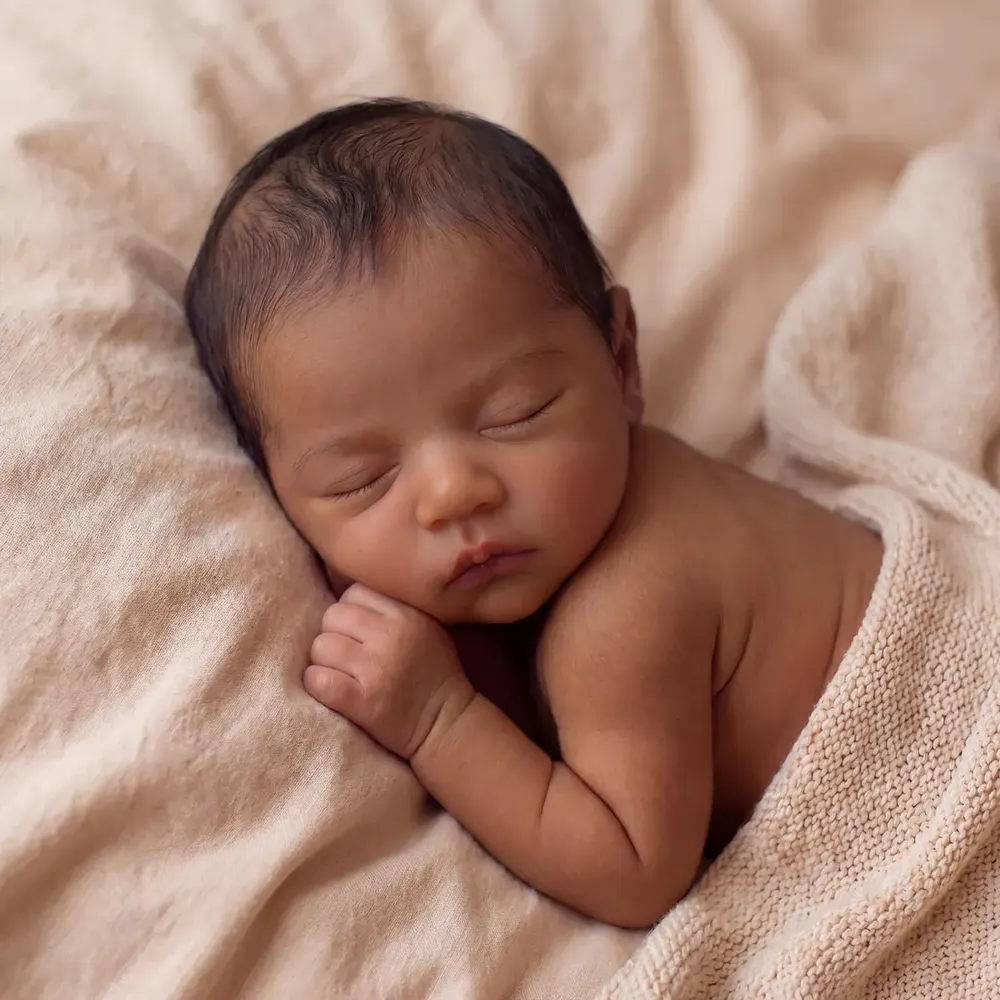 Miles 12"/16"African American Reborn Baby Doll, photograph 6