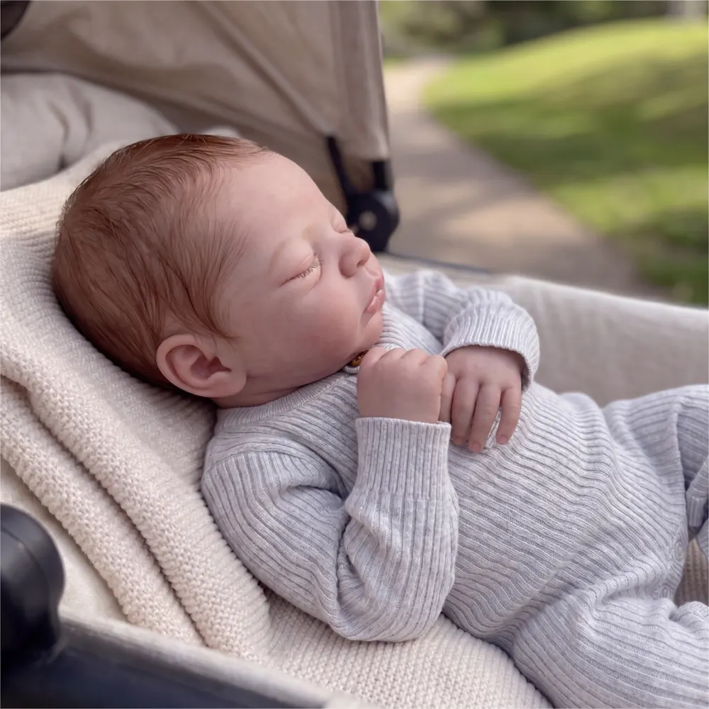 12"/16" Newborn Baby Full Body Silicone Doll with Smooth Touch and Realistic Baby – Nia, photograph 6