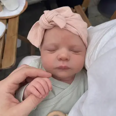 Lifelike Baby Girl/Boy 12"/16" Sizes, Reborn Newborn Girl with Smooth Realistic Skin