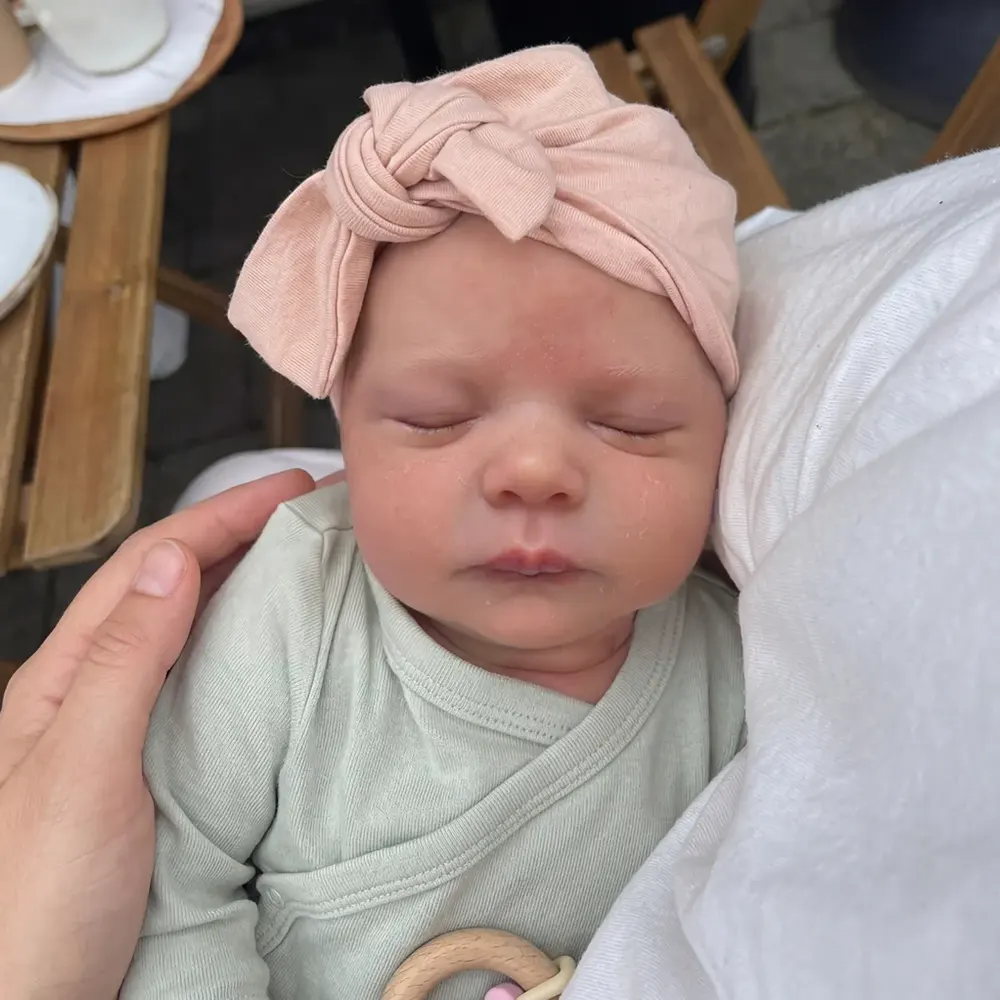 Lifelike Baby Girl/Boy 12"/16" Sizes, Reborn Newborn Girl with Smooth Realistic Skin, photograph 2
