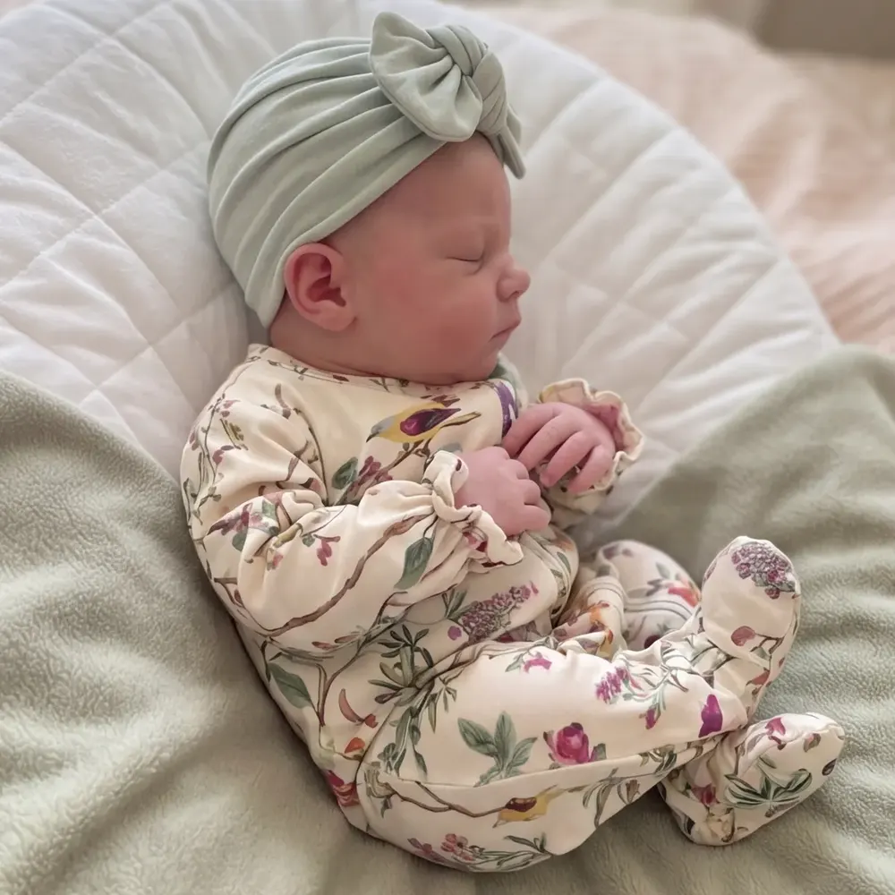 Realistic Baby Girl/Boy 12"/16" Sizes, Reborn Newborn Girl with Soft Natural Skin, photograph 3
