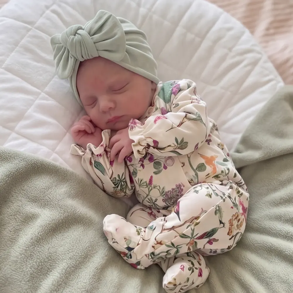 Realistic Baby Girl/Boy 12"/16" Sizes, Reborn Newborn Girl with Soft Natural Skin, photograph 4