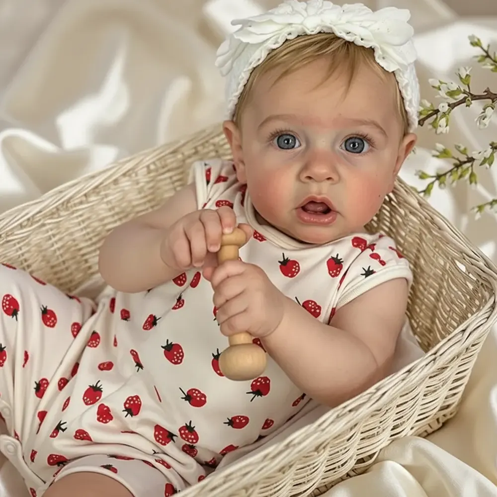Realistic 20" Mia Reborn Toddler Silicone Newborn Baby Doll Girl Gift, photograph 4