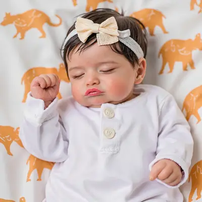 Realistic Reborn Baby Doll Crafted in Soft Vinyl with Gentle Pumps