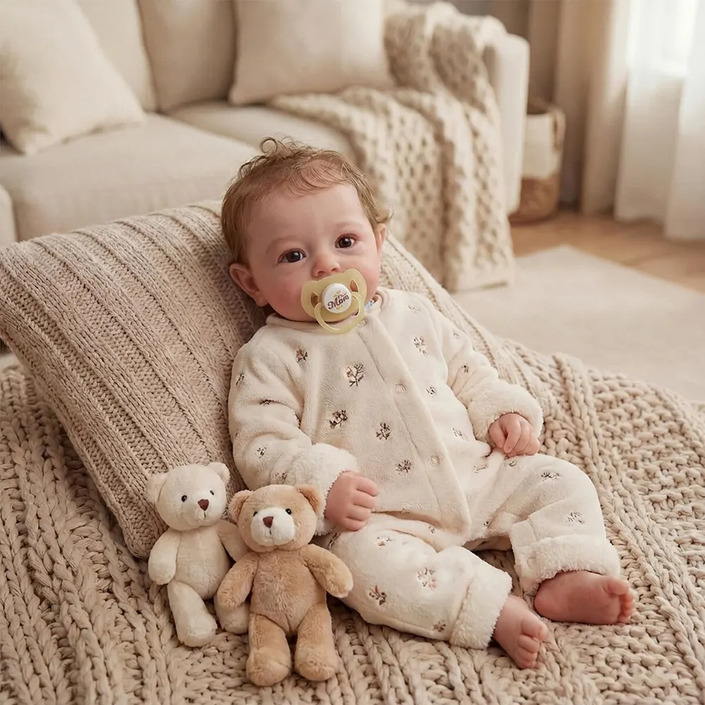 Realistic Reborn Baby Dolls with Newborn Features, 18" Girl, photograph 4