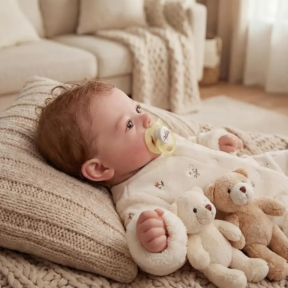 Realistic Reborn Baby Dolls with Newborn Features, 18" Girl, photograph 6
