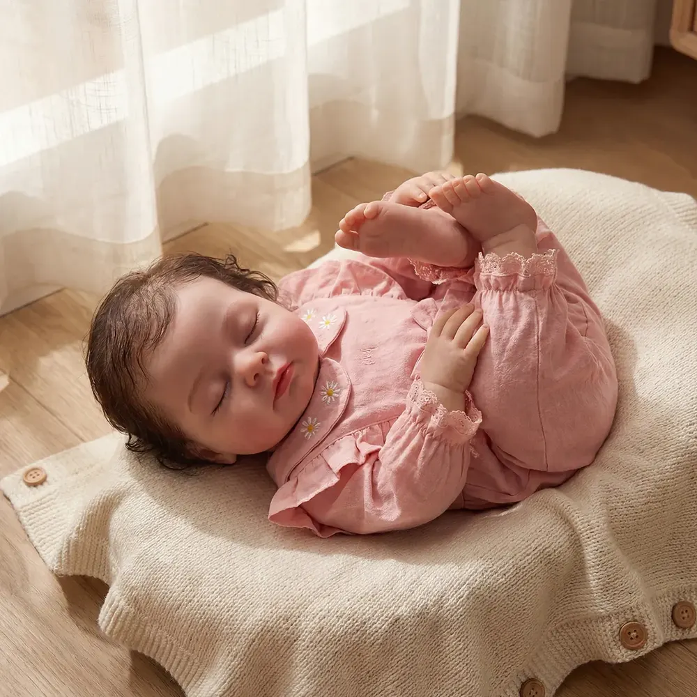 Realistic Silicone Babies with Rosy Cheek, 12"/16"/20" Newborn Girl or Boy, photograph 6