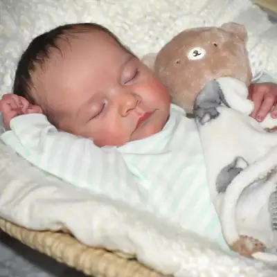 Reborn Baby Doll 20" Lifelike Soft Body Boy—Caius