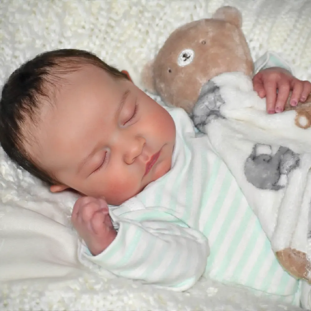Reborn Baby Doll 20" Lifelike Soft Body Boy—Caius, photograph 4
