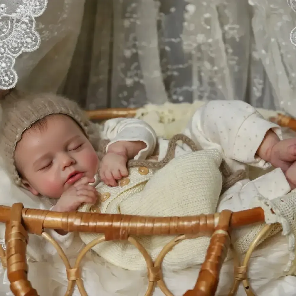 Reborn Baby Doll 20" Lifelike Soft Body Girl—Elvira, photograph 3