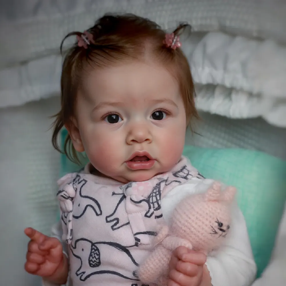 Reborn Baby Doll 20" Lifelike Soft Body Girl—Meliora, photograph 6