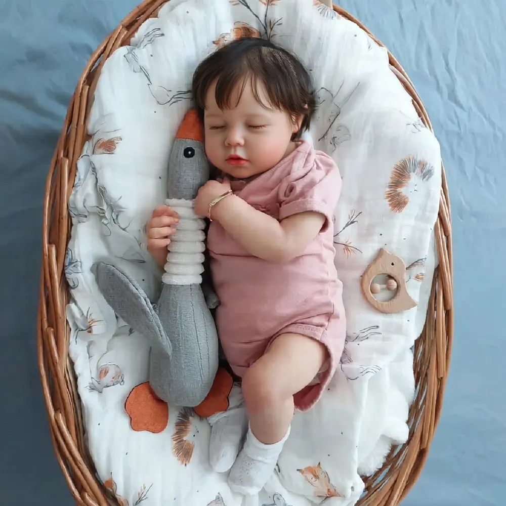 Reborn Baby Doll 20" Lifelike Soft Body Girl—Tobias, photograph 3