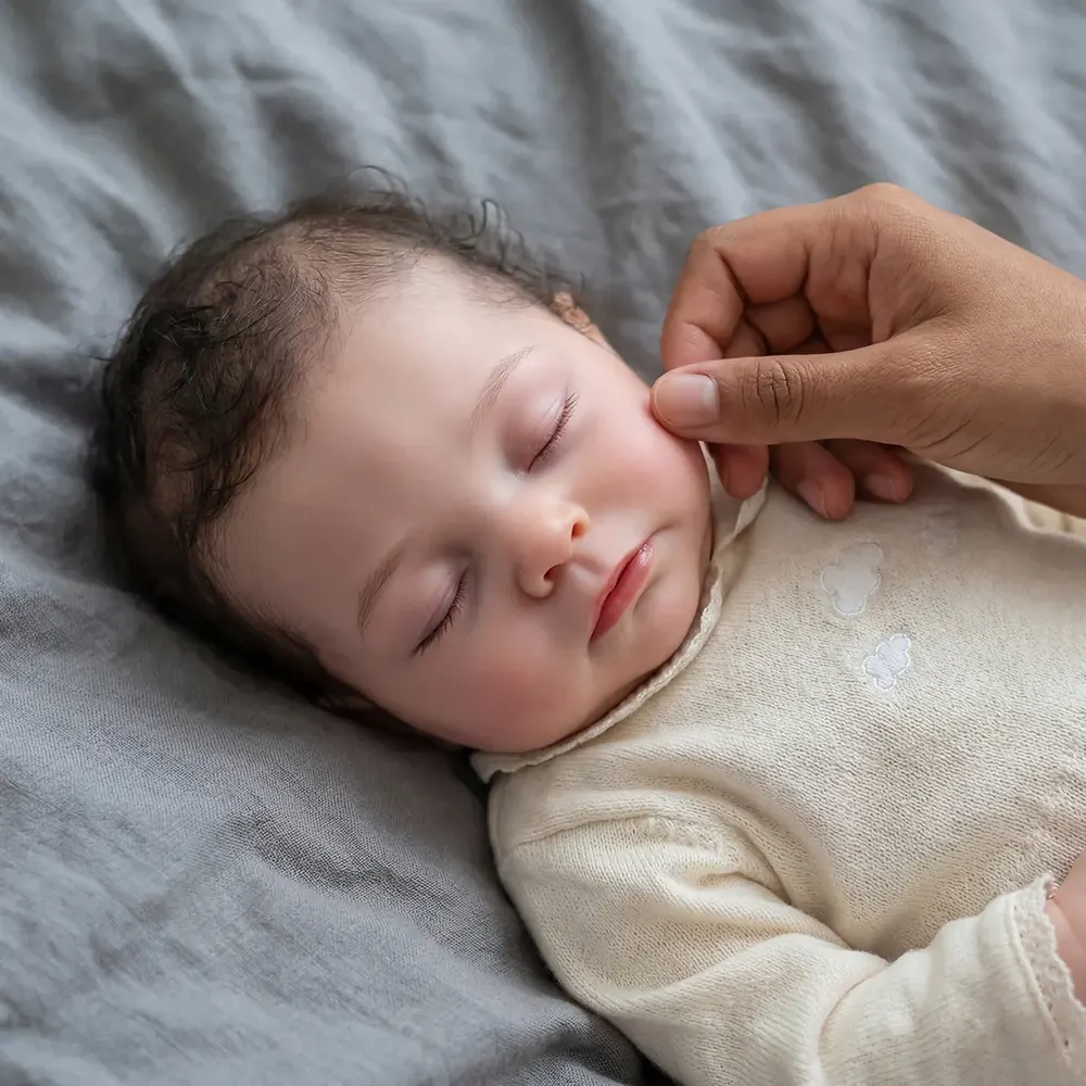 Reborn Baby Dolls Boy with Soft and Tender Realism, 12"/16"/20" Newborn, photograph 6