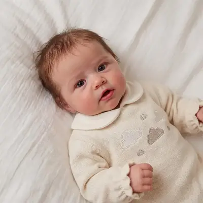Reborn Baby Dolls with Chubby Face, Soft Limbs and Bendable Body