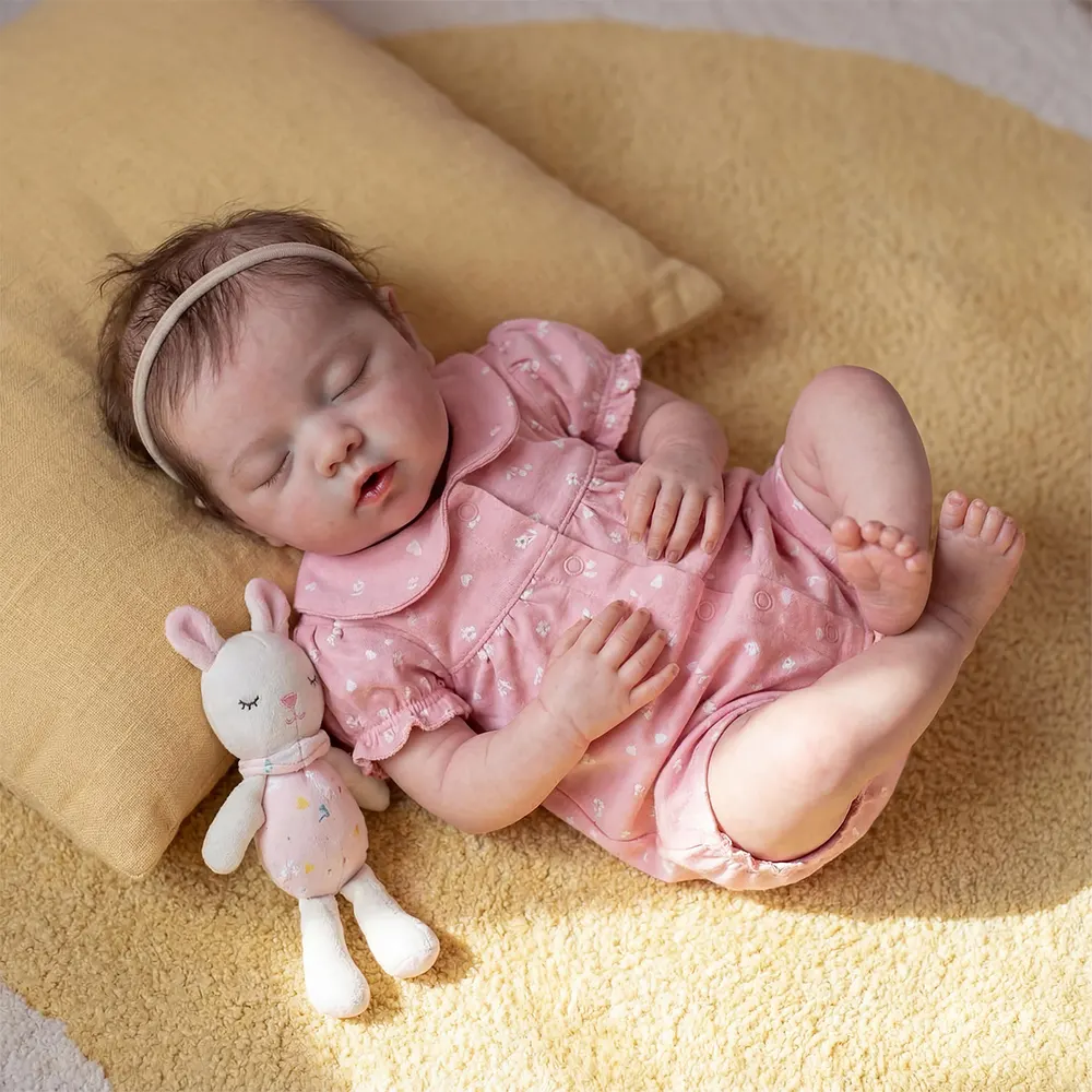 Silicone Reborn Baby Dolls in 12"/ 16", Newborns with Lifelike Soft Skin