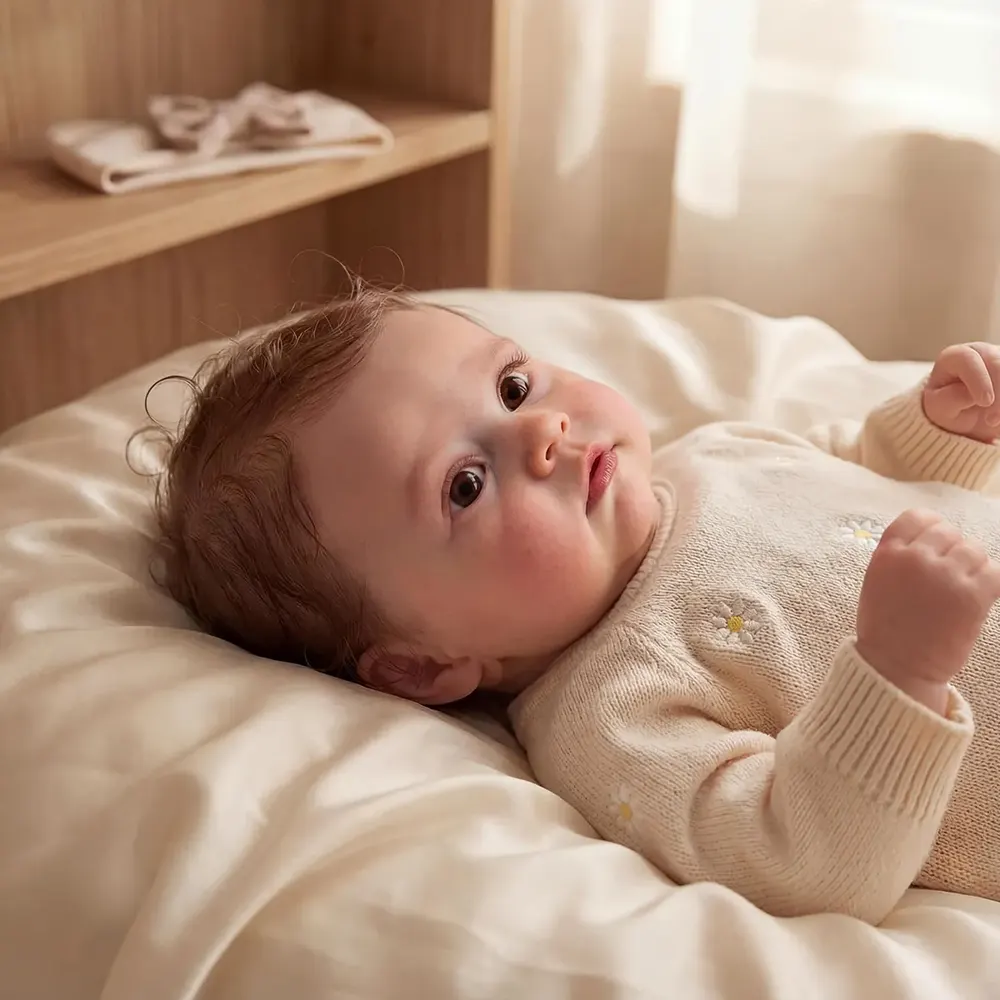 Silicone Reborn Baby Dolls with Realistic Touching & Feeling, 12"/16"/20" Sweet, photograph 2