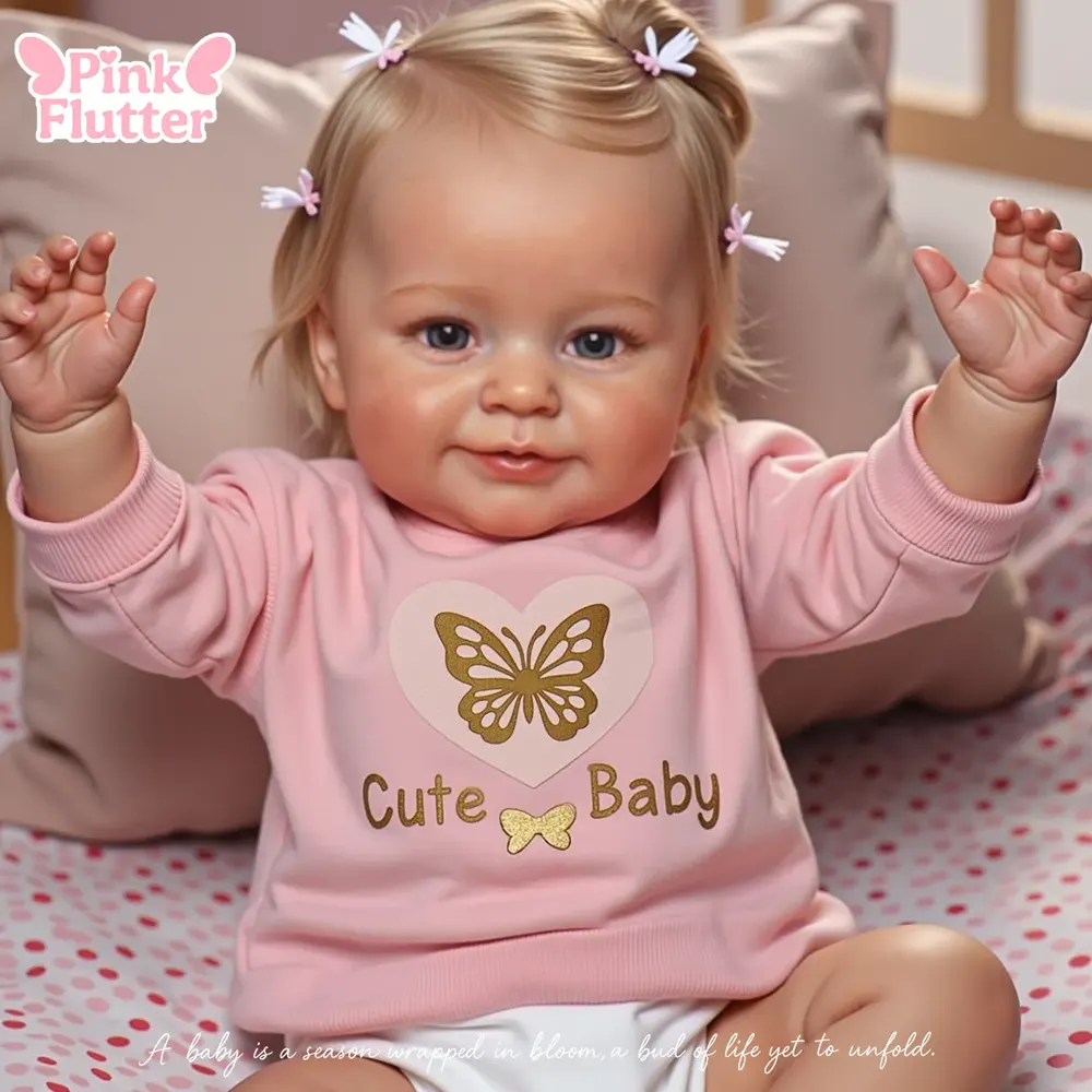 20" Hedy Realistic Reborn Baby Dolls Girl with Blonde Hair Best Gift Ideas, photograph 6