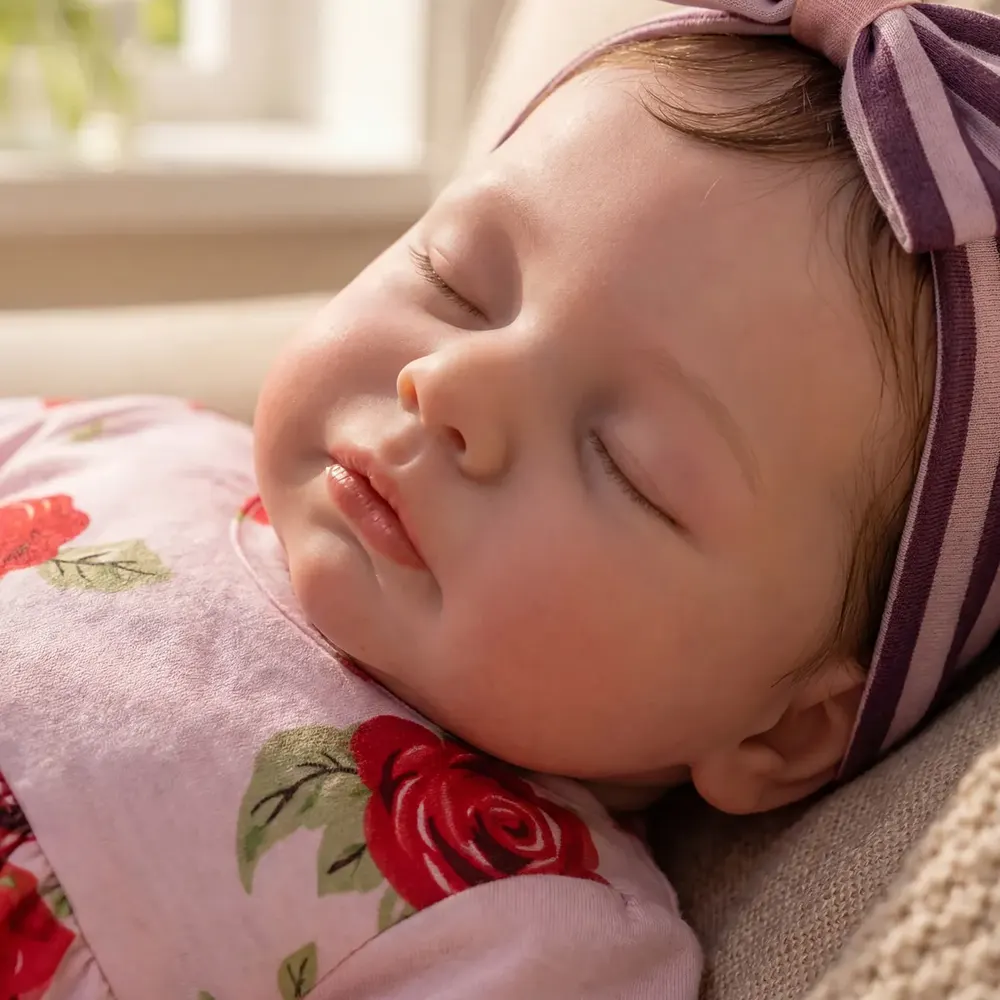 12", 16", & 20" Realistic Silicone Reborn Baby Doll with Short Brown Hair, photograph 6
