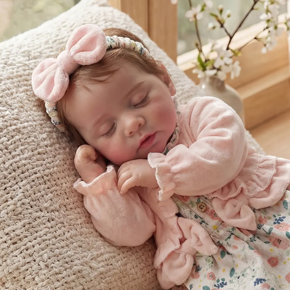 12" & 16" Full Body Silicone Bendable Reborn Baby Boy or Girl Dolls Named Amara