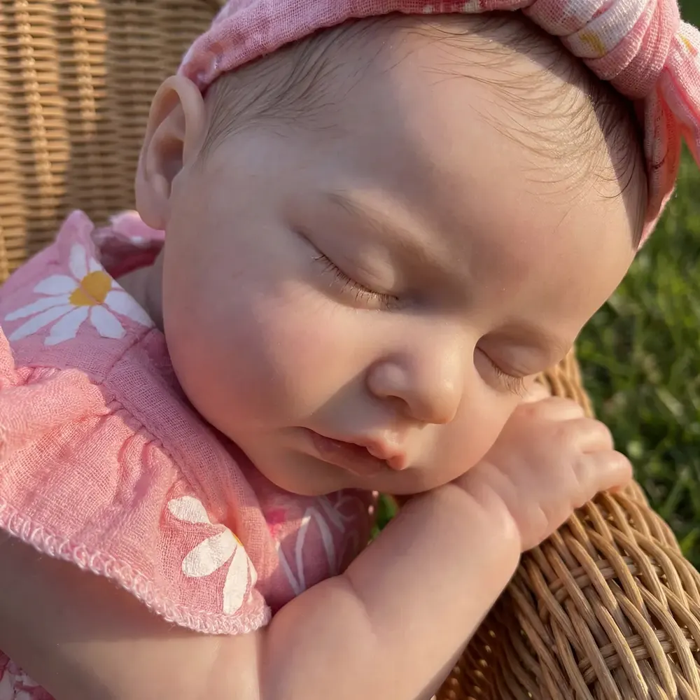 12"/16" Silicone Reborn Baby with Closed Eyes—Perfect for Collectors, photograph 4
