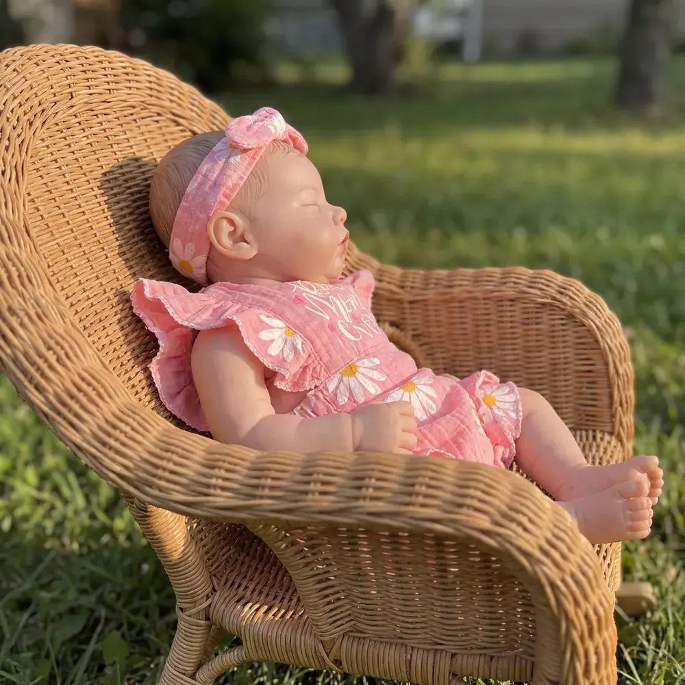 12"/16" Silicone Reborn Baby with Closed Eyes—Perfect for Collectors, photograph 5