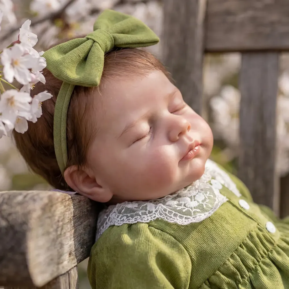 Realistic 20" Reborn Newborn Girl Dolls with Rosy Cheek and Baby Powder Smell, photograph 3