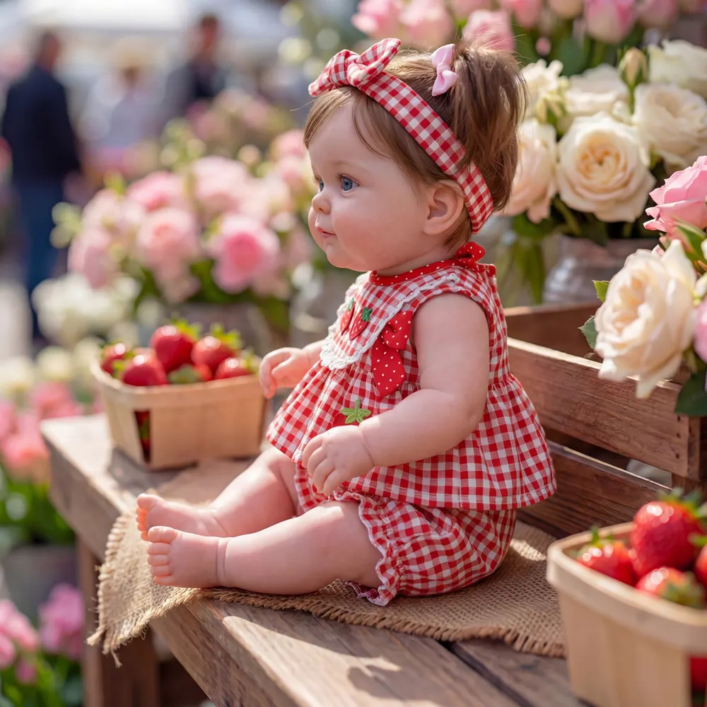 Sweet Reborn Baby Girl with Smiling Face, 20" Toddler Dolls with Posable Limbs, photograph 6