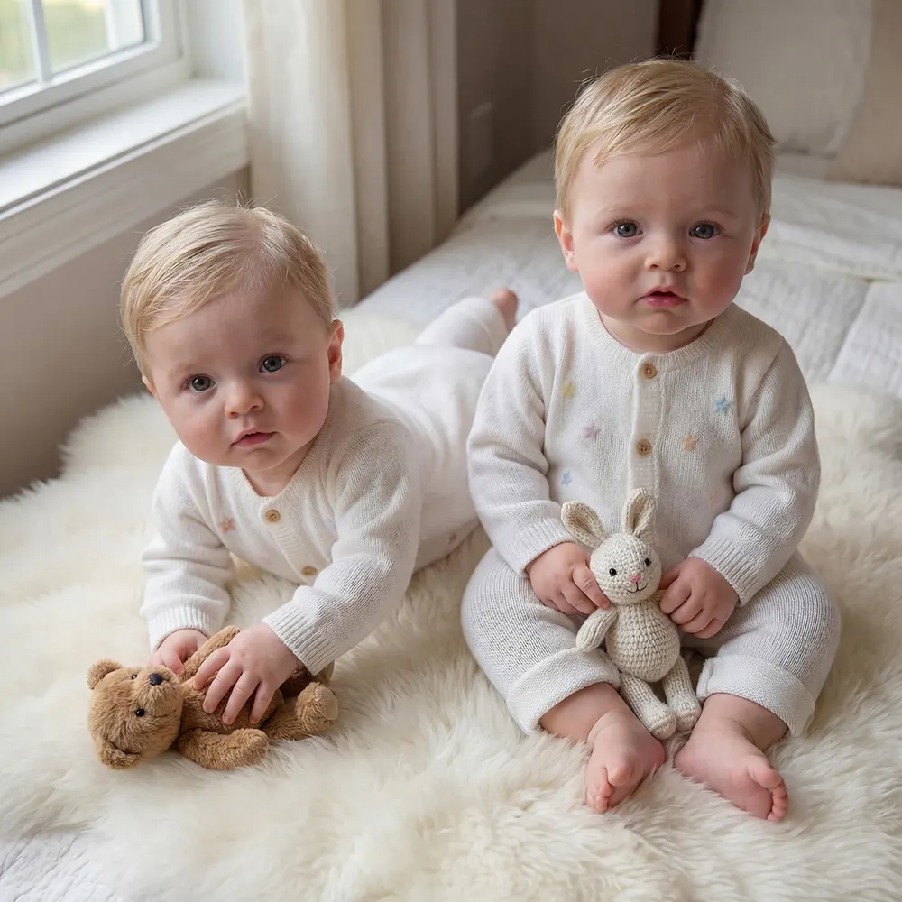 Toddler Realistic Baby Dolls with Clear Eyes, 20" Reborn Boy with Regular Heartbeat, photograph 2